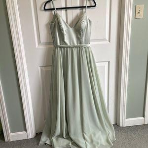 Azure bridesmaids sage green dress. Size 12.